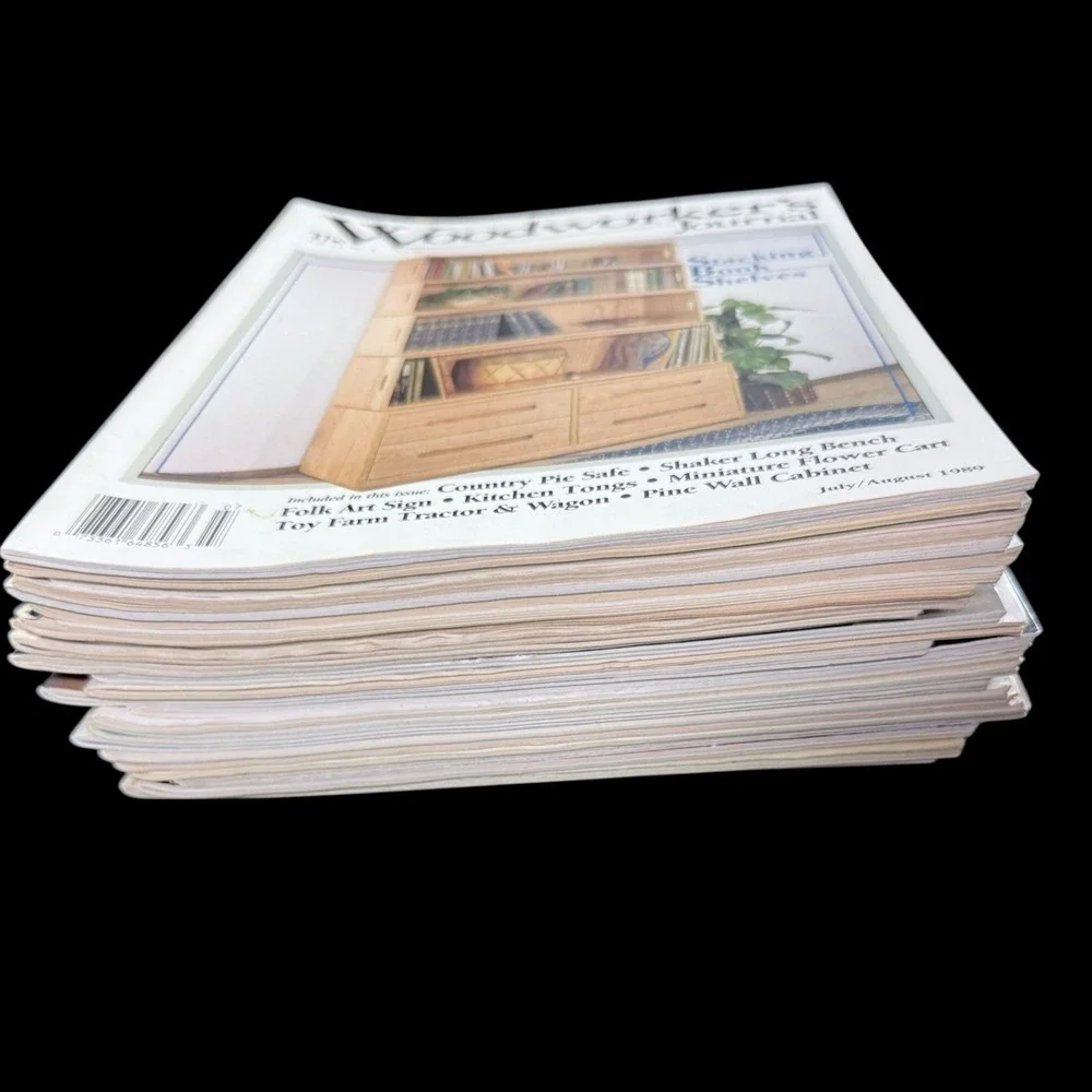 The Woodworkers Journal Woodworking Magazine Lot‎ of 24